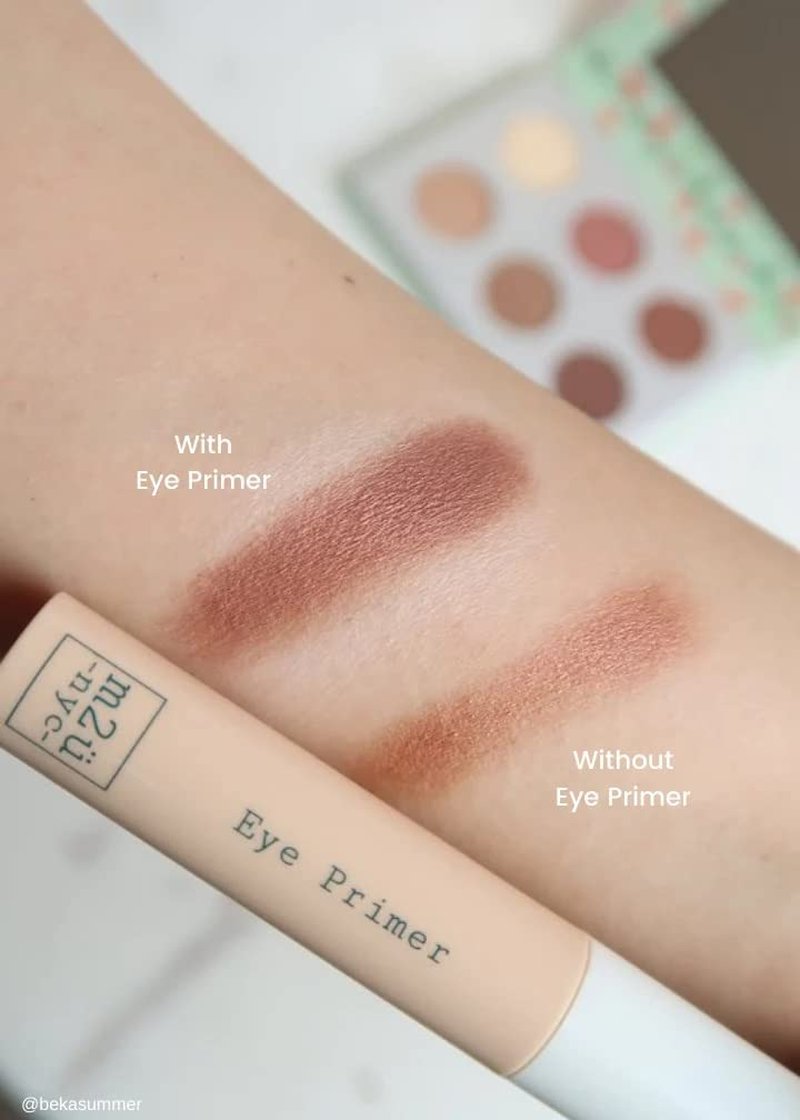 M2U NYC Eyeshadow Primer – Hydrating, Waterproof Eye Primer for Long-Lasting, Crease-Free Wear - Lightweight, Non-Greasy Formula with Hyaluronic Acid & Vitamin E for Smooth, Wrinkle-Filled Eyelids