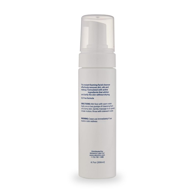 Relumins Advance Clarifying Foaming Cleanser | Gentle & Effective Facial Cleanser for Sensitive Skin | Removes Dirt, Oil & Makeup, Non-Drying Formula – 200ml