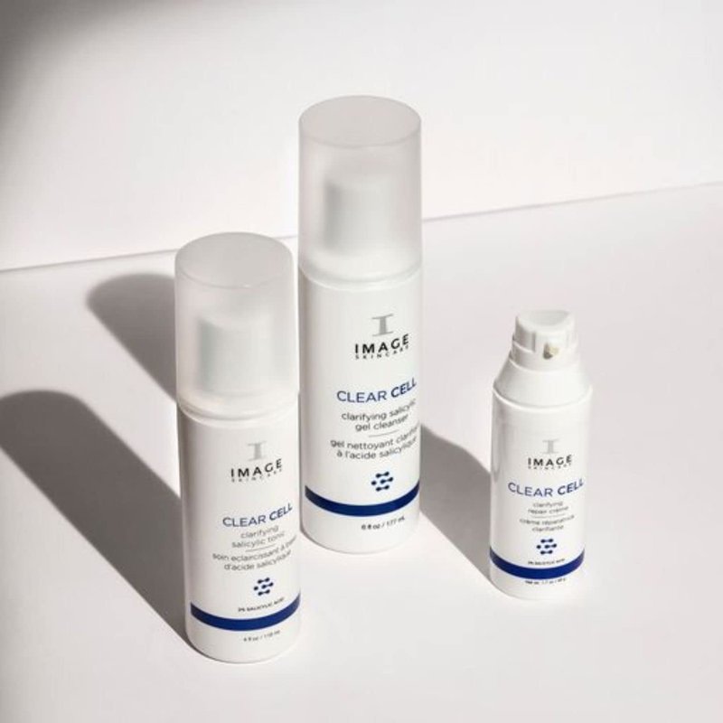 IMAGE Skincare, CLEAR CELL Salicylic Gel Cleanser, Gentle Foaming Face Wash Removes Excess Oil and Shine for Oily Prone Skin, 6 fl oz