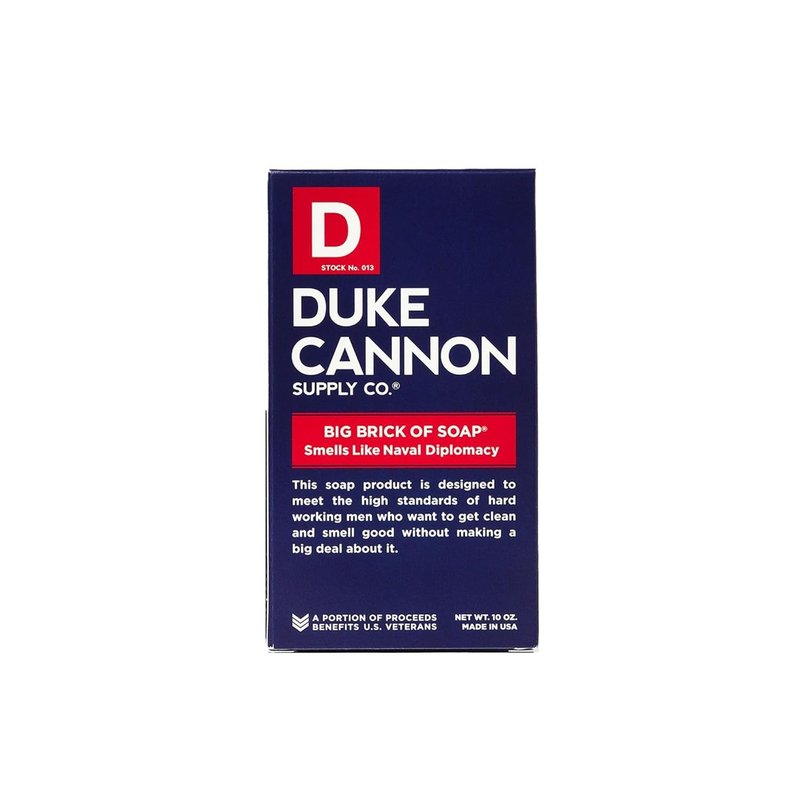 Duke Cannon Supply Co. Big Brick of Soap for Men – Naval Diplomacy, Refreshing Ocean Scent, Extra Large 10 oz Bars, 3-Pack