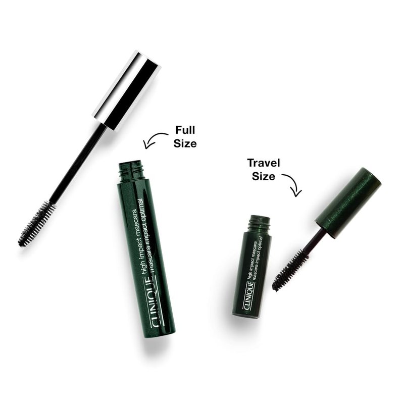 Clinique High Impact Mascara Volume and Length | Safe For Sensitive Eyes | Ophthalmologist Tested, Mini Travel Size, Black, 0.14 Fl Oz
