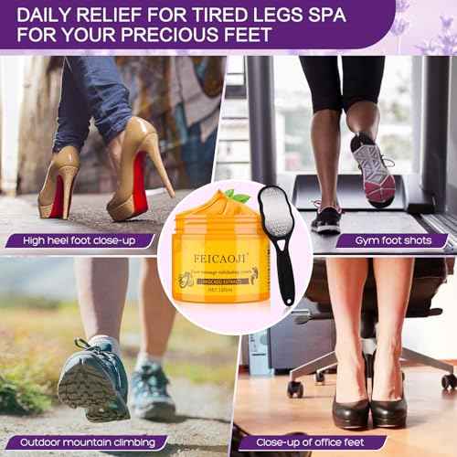Foot Callus Remover Gel Foot Files Kit Heel Foot Callus Remover Gel Exfoliator Dead Skin Remover Pedicure Foot Spa Products Home Pedicure Foot Spa Supplies for Rough, Dry, Cracked Skin