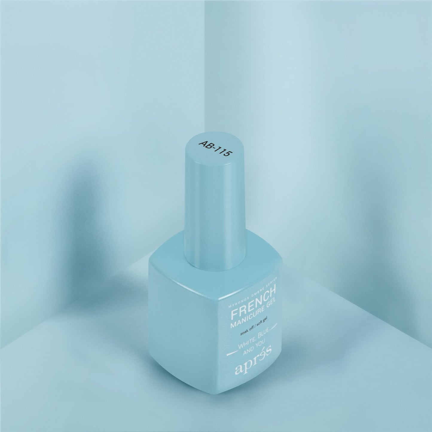 Apres Nail French Manicure Set - Mykonos | Includes 5 Ombre Color | Each Bottle 15mL / 0.5 Fl Oz | 2022 Version