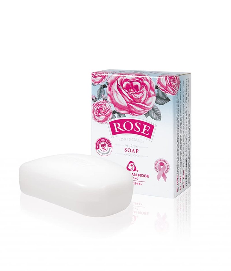 Bulgarian Rose Moisturizing Daily Regimen 5 Piece Gift Set - Day Cream, Night Cream, Exfoliating Face Mask, Bar Soap, Soapsponge