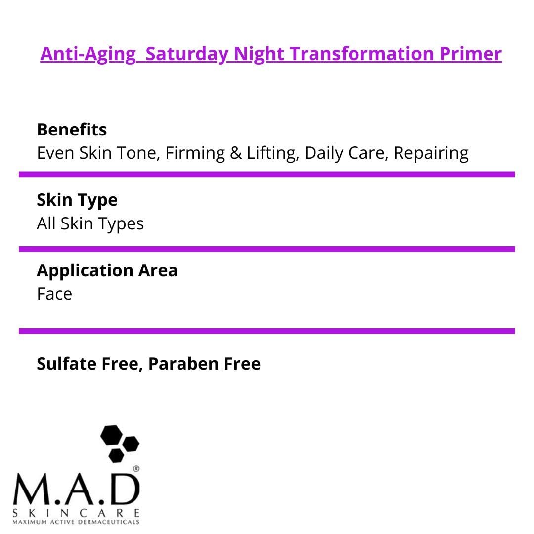 M.A.D Skincare Anti-Aging Primer with Ceramide Complex - Transform Your Skin