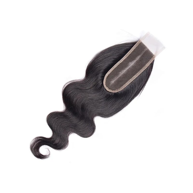 Brazilian Body Wave 2x6 Lace Closure 100% Unprocessed Human Virgin Hair Pre Plucked Wet and Wavy Pre-Plucked Hairline Frontal Closure Natural Black With Baby Hair (2x6 body wave closure, 16inch)