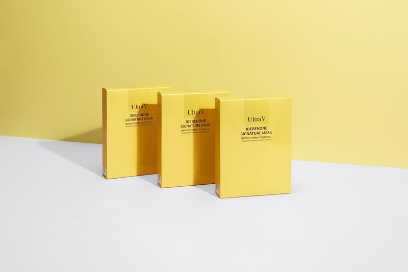 ULTRAV Signature Mask Sheet, Facial Mask, Moisturizing, Antioxidant, Anti-aging, 10 Sheets