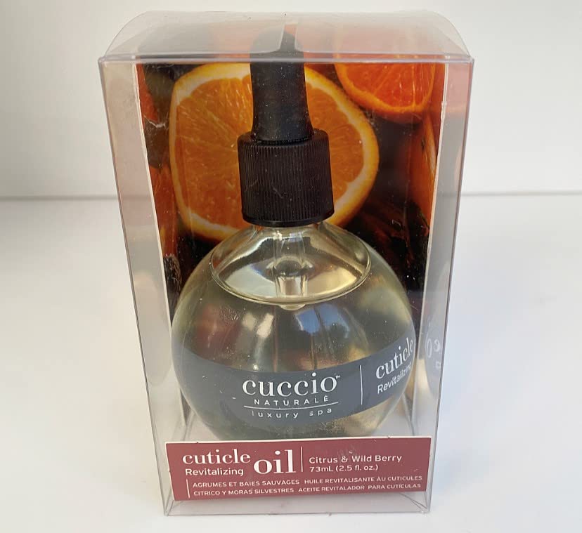 Cuccio Naturale Revitalizing Hydrating Cuticle Oil - Repair Damaged Skin & Nails - Vanilla Bean & Sugar - 2.5 Oz (Pack of 2)
