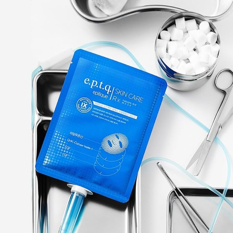 Korean Derma Hyaluronic Acid Mask - Deep Moisturization & Brightening | 0.85 fl oz x 5 Pack