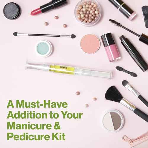 Cuticle Oil Pen - Nail Cuticle Protector - Professional Manicure and Pedicure Set Accessory - Acrylic Nail Art Accessory - Strengthener and Softener - Contains Vitamin E