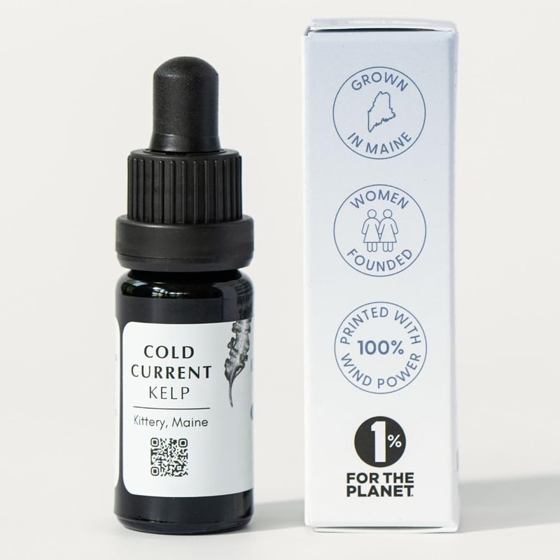 KelpGlow Facial Oil with Kelp Extract - Signature Citrus - Nourishing Face Oil for Glowing Skin - Clean & Natural Ingredients, Non-Greasy Formula - 10ml/0.34oz