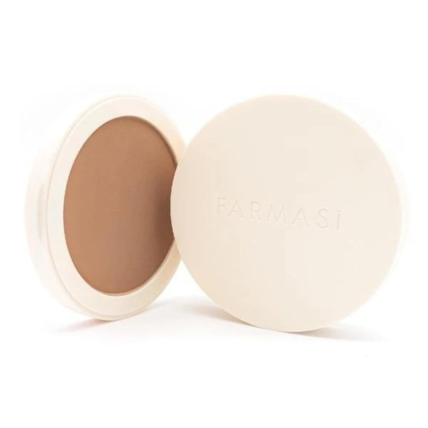 FARMASi Powder Bronzer Blush - Highly Pigmented Cushiony Formula with Nourishing Squalene | 0.4 fl oz (12 g), Miami