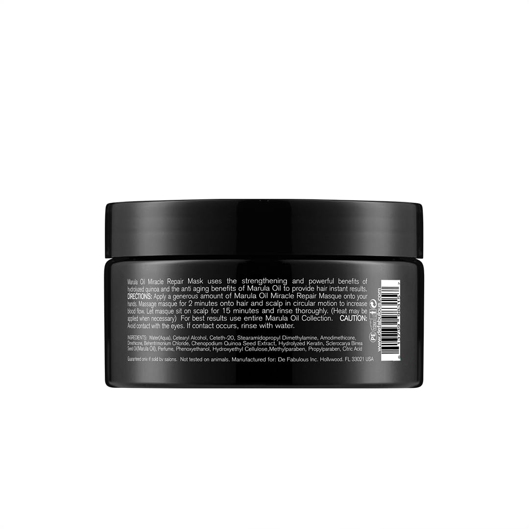 Amazon Series De Fabulous Marula Oil Miracle Repair Masque with Quinoa 8.5oz