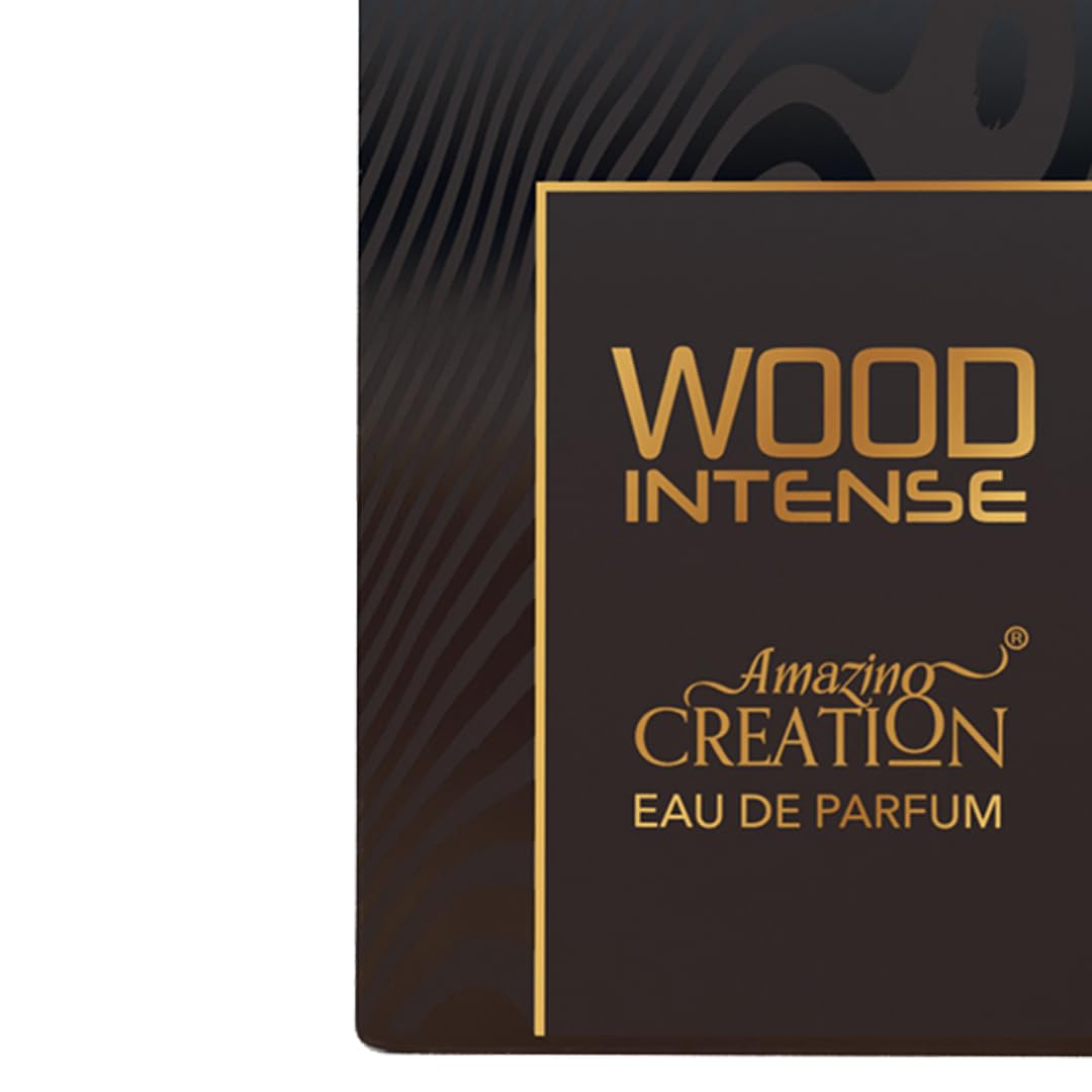 Amazing Creation Wood Intense EDP For Men, 3.4 Fl Oz / 100ml