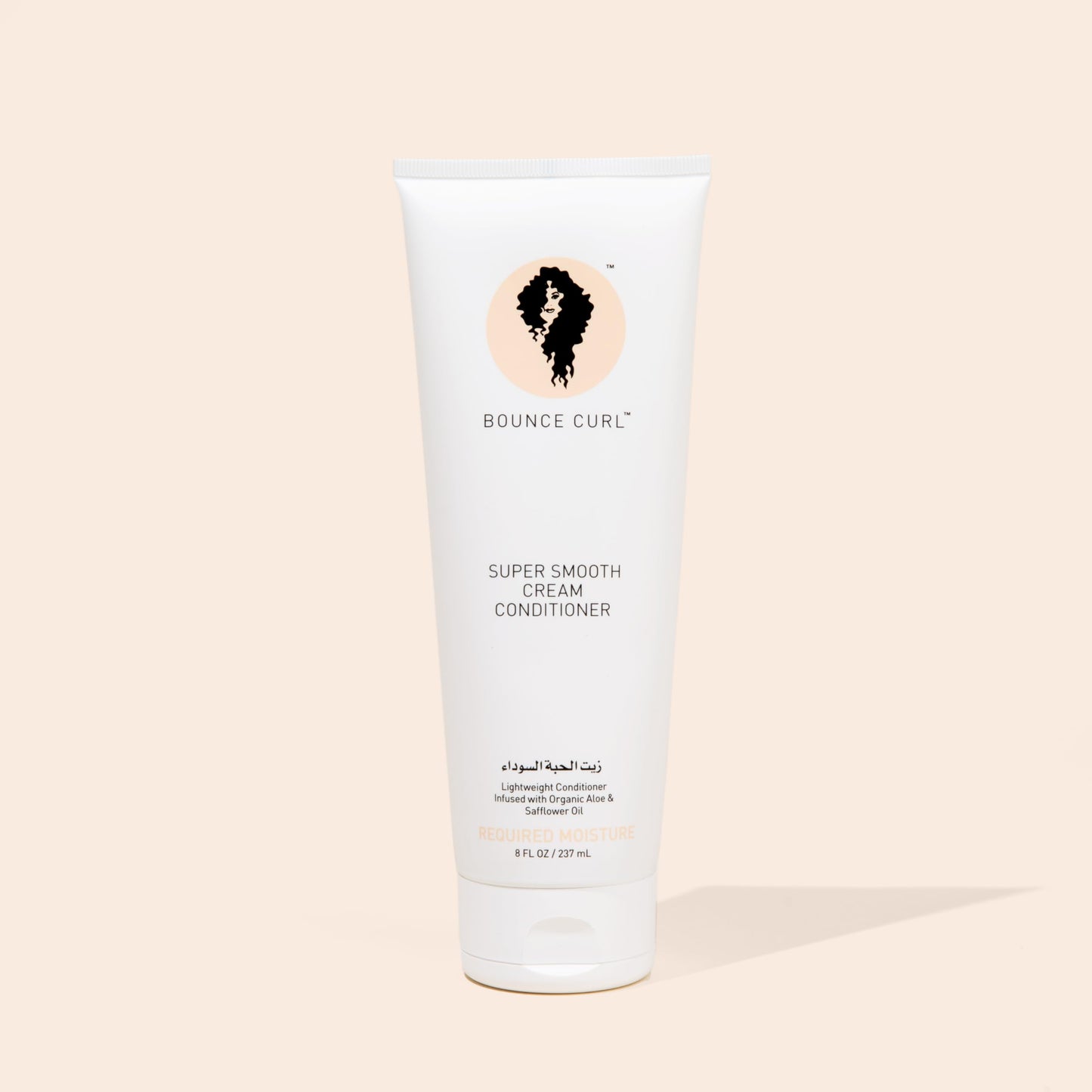 Bounce Curl Moisturizing Detangling Conditioner for Fine and Medium Curly Hair, Aloe and Black Seed Oil, Color Safe, Silicone Free, Vegan, 8 oz