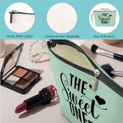 3 Pcs Cosmetic Bags for Women Makeup Bag Toiletry Bag Funny Girls Trip Gifts Favors Girls Weekend Bachelorette Party Bestie Best Friend Friendship Gifts for Women Sister Mom, Pink Purple Green