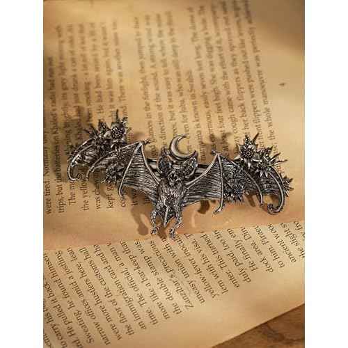 HAQUIL Vintage Bat Hairpin Metal Bat Wings Hair Barrettes Vintage Hair Clip for Party Costume