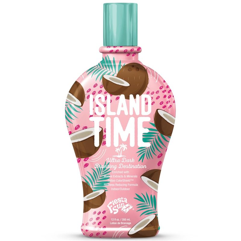 Island Time Dark Bronzing Blend DHA, Caramel & Black Walnut Extract12oz