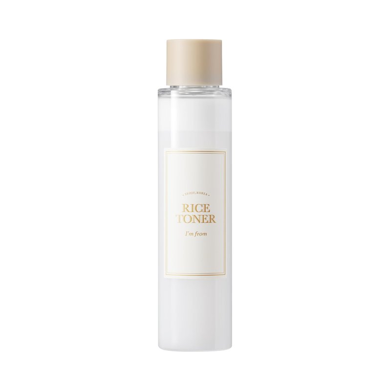 I'm From Rice Toner, 77.78% Rice Extract from Korea, Glow Essence with Niacinamide, Hydrating for Dry Skin, Vegan, Alcohol Free, Fragrance Free, Peta Approved, K Beauty Toner, 5.07 Fl Oz