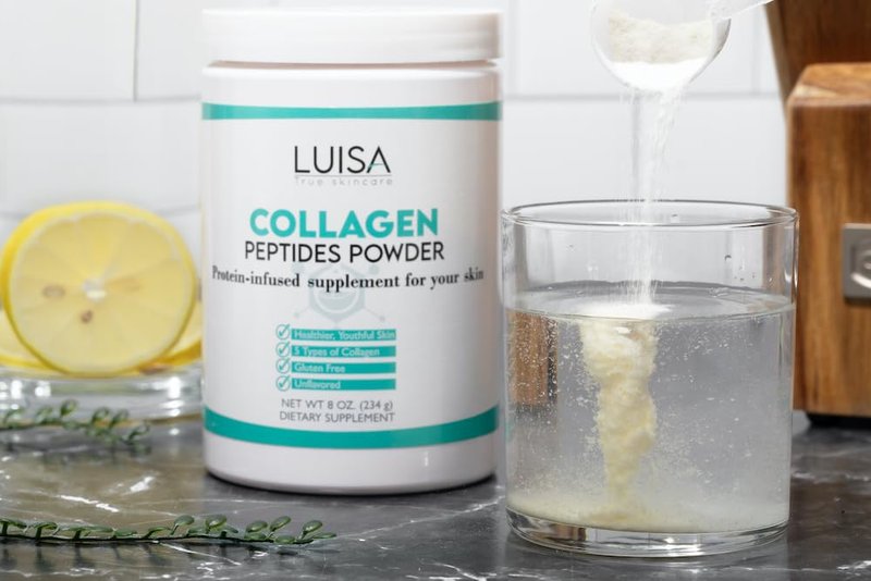 LUISA TRUE SKINCARE - Collagen Powder, A Skin Anti-Aging Supplement for Wrinkles