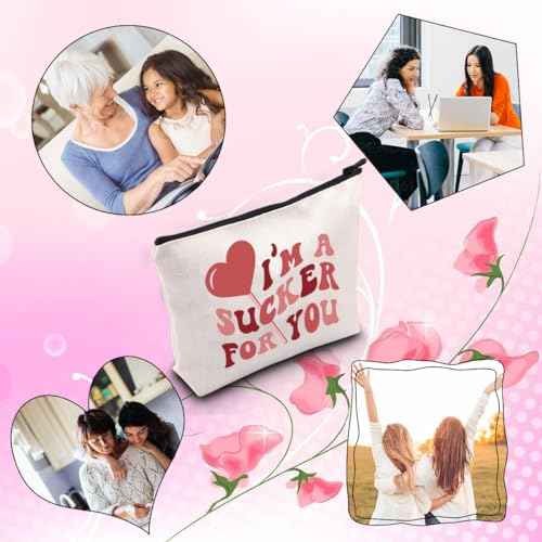 TSOTMO Rock Band Make Up Bag Singer Album Gift I¡¯m A Sucker For You Bag Gift For Band Fans (SUCKER)