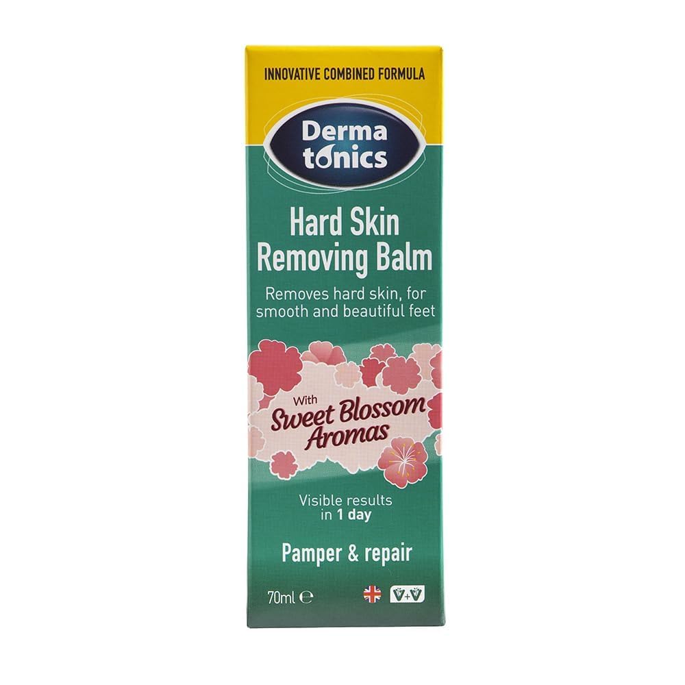 Dermatonics 10% Urea Callus Removing Cream – Removes Hard Skin, Moisturizes and Rehydrates Racked, Rough, Dead and Dry Skin – for Feet, Elbows, and Hands, 2.37 fl oz. Tube, 3 Pack