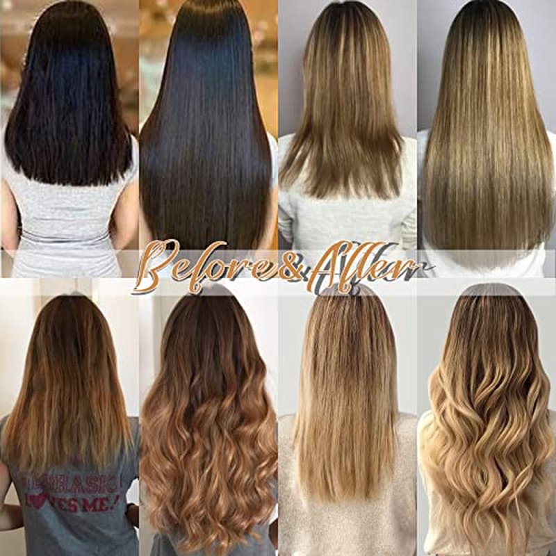 Tape in Hair Extensions Human Hair 4/27 Highlight Brown Straight Tape in Human Hair Extensions Adhesive Glue on Premium Quality Silky Invisible Seamless Skin Weft 16 inches 20pcs 50g/pack