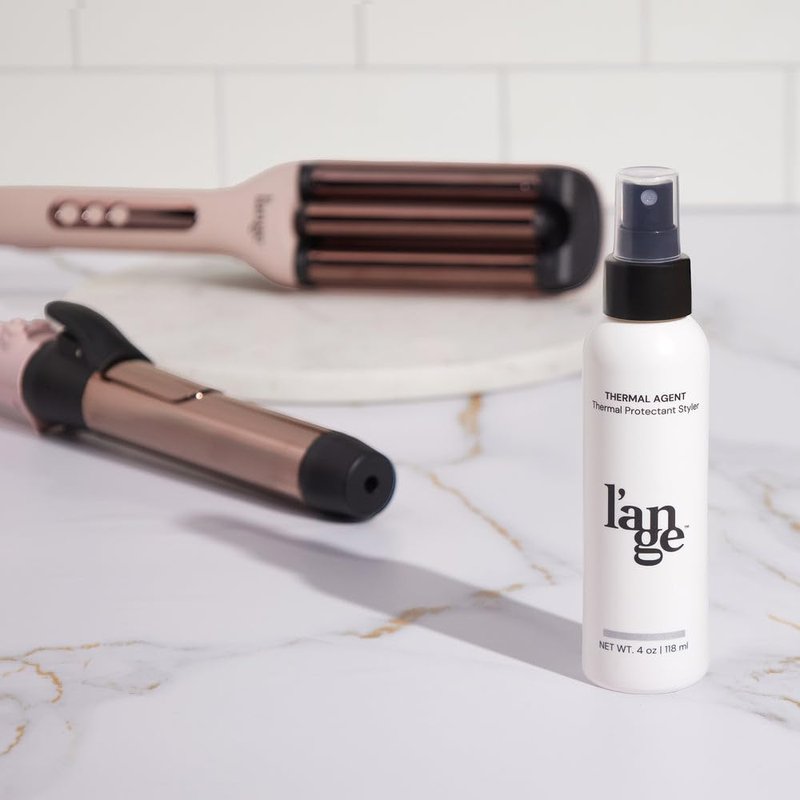 L'ANGE HAIR Thermal Agent Heat Protectant Spray | 450°F Heat Protection Spray for Hair | Controls Frizz, Enhances Shine & Volume | Safe for Color-Treated Hairstyles | Lightweight & Non-Greasy, 4 fl oz