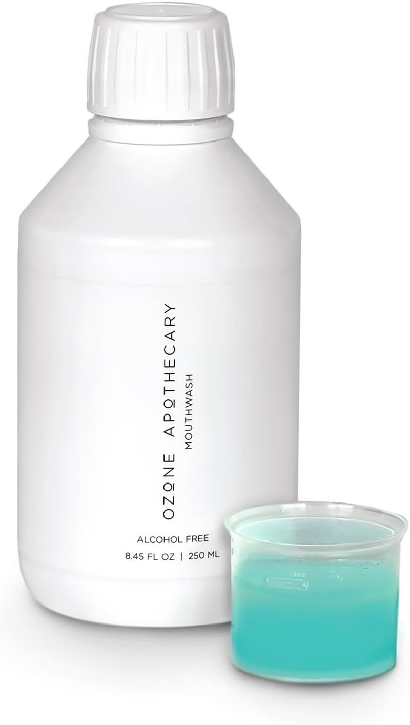 Mouthwash & Tooth Oil - 2-in-1 Oil Pulling Solution | Alcohol & Fluoride Free | Peppermint Flavor for Fresh Breath