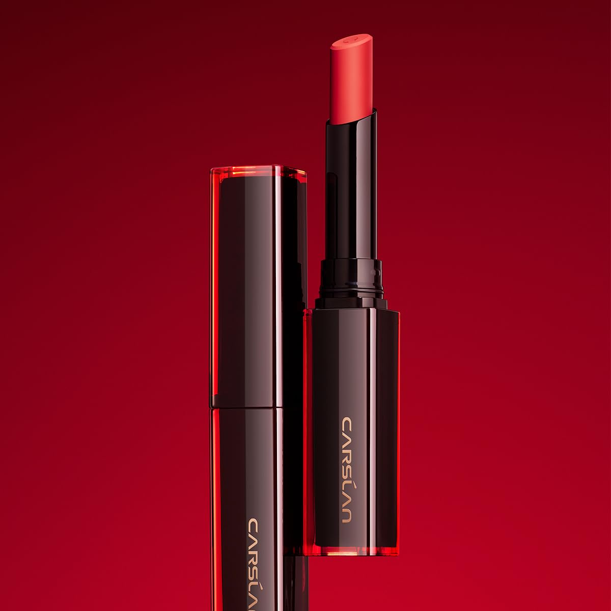 CARSLAN Light Cream Longwear Lipstick, 12H Longlasting Matte Lipstick, High Impact Lip color with Moisturizing Formula with Vitamin E, M01, 0.06 Oz
