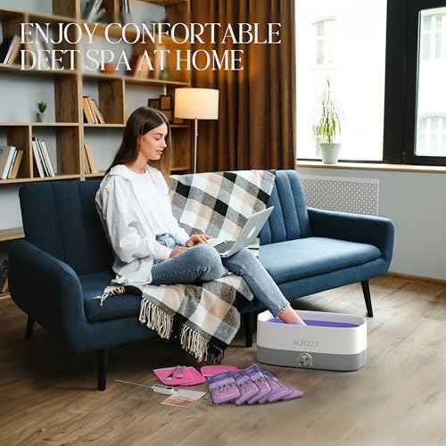 Paraffin Wax Machine for Hands and Feet, 4000ml Paraffin Bath, Paraffin Wax Warmer with Refills, Nourishing and Moisturizing, Professional-Grade Spa Treatment for Soft and Smooth Skin