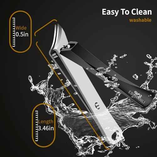 Ingrown Nail Clippers, Slanted Curved Blade Toe Nail Clippers for Ingrown Toenails & Fingernail, Stainless Steel Toenail Clippers Cutter, Angled Nail Clippers for Seniors, Men, Women