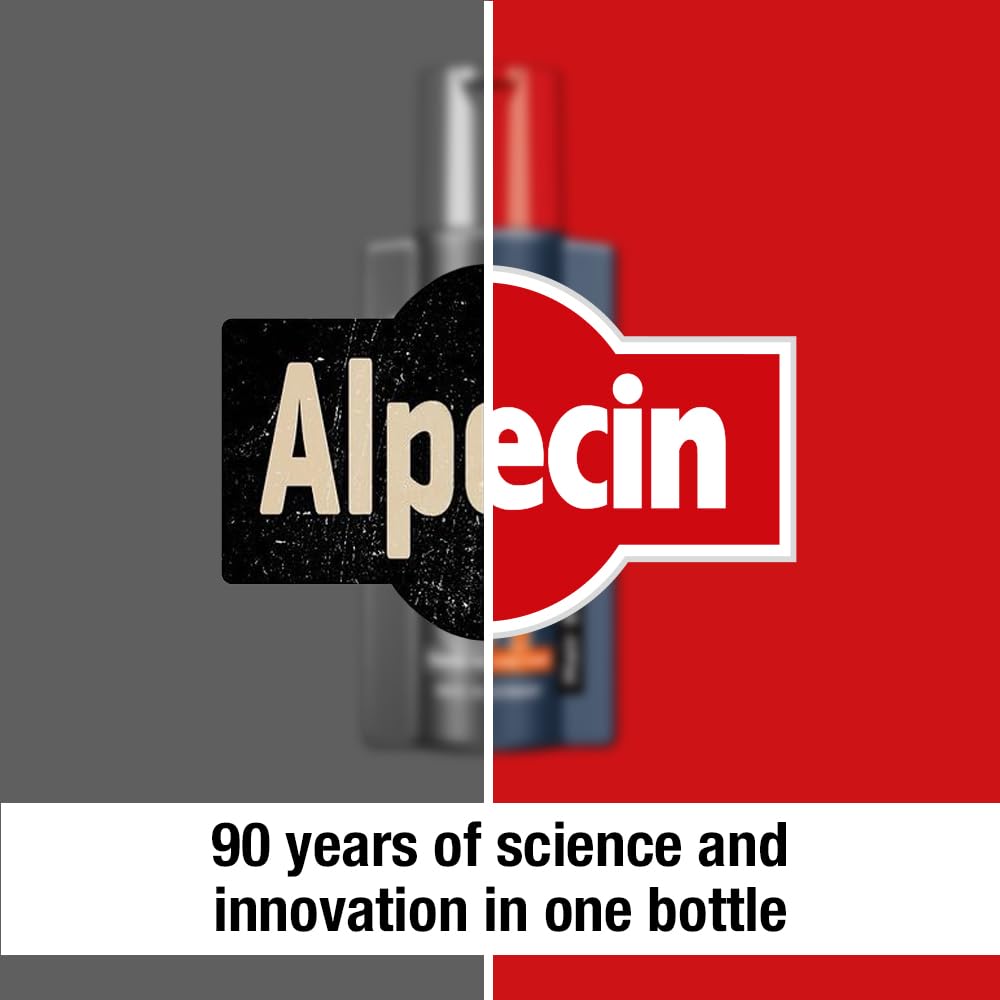 Alpecin C1 Caffeine Shampoo 20.28 fl oz I Hair Performance Enhancer I Promotes Natural Hair Growth and Thickness I Energizes Scalp 600mL 1 Pack