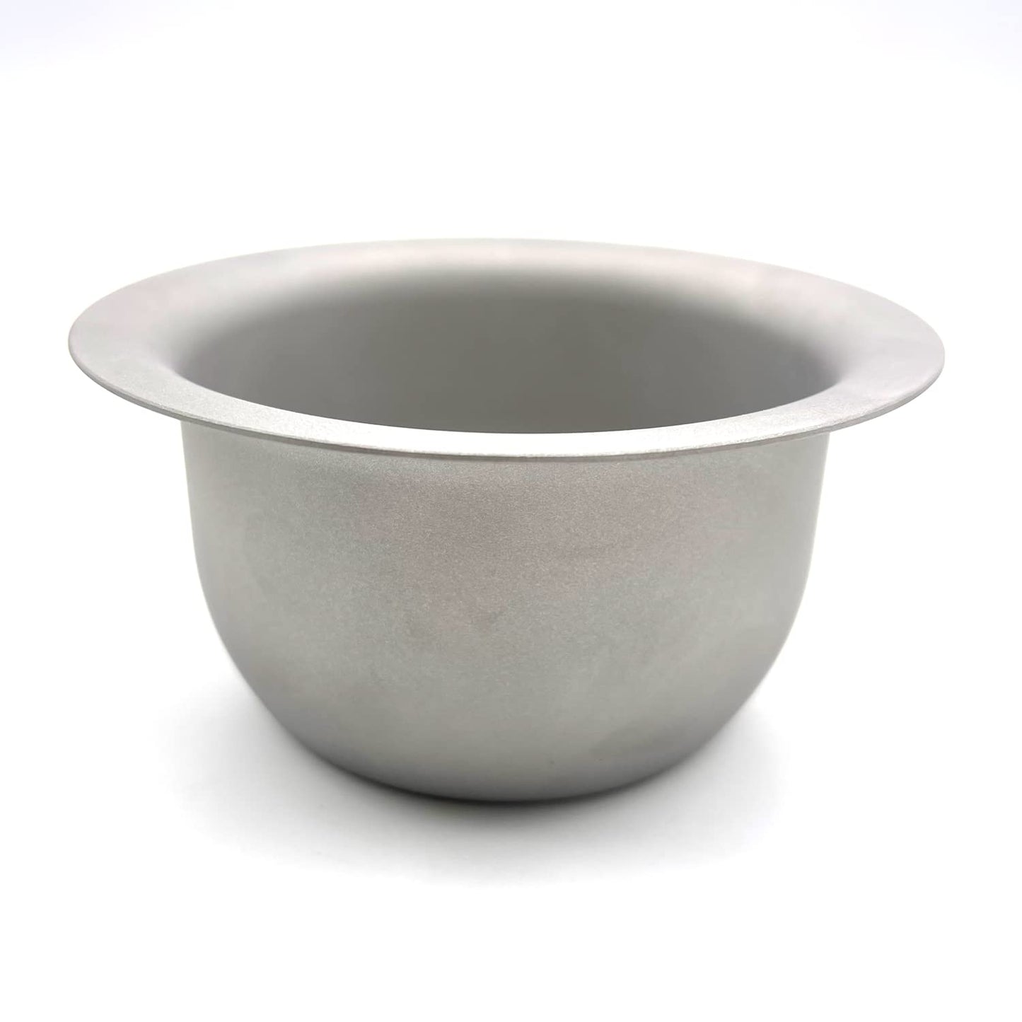 Vikings Blade Luxury Shaving Soap Bowl, Sandblasted Steel for Fast & Thick Lather, Unbreakable, Tactile Texture