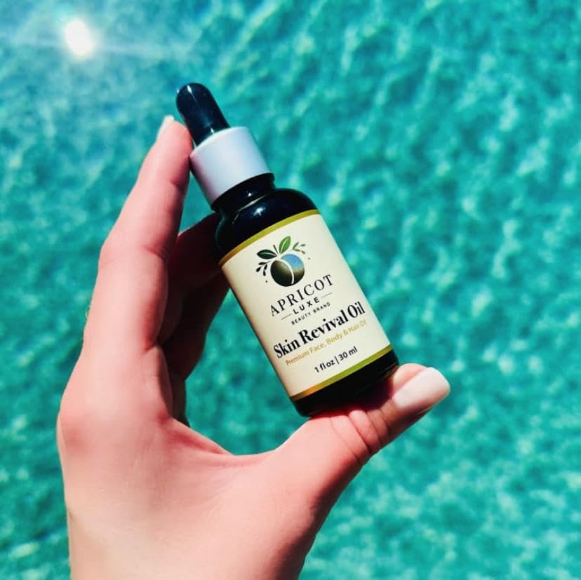 Luxe Skin Revival Organic Apricot Kernel Oil - 100% Pure Cold Pressed for Healthy Skin