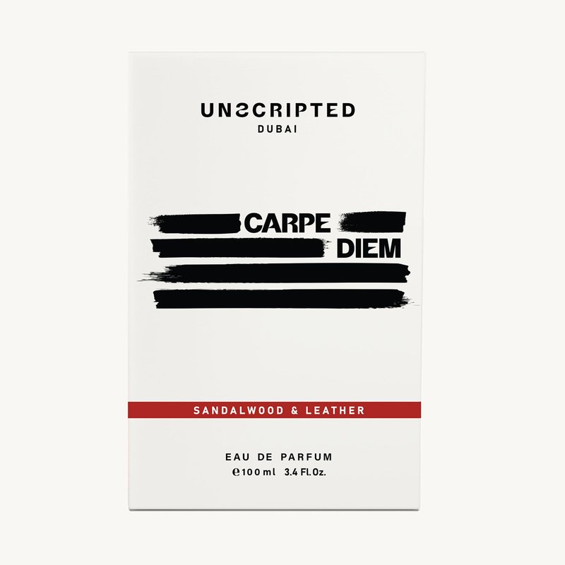 Unscripted Carpe Diem - Perfume for Men and Women - Women Perfume with Amber, Cedarwood, Leather Notes - Bold, Long-Lasting Mens Cologne - 3.4 oz