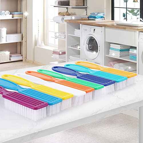 24 Pcs Handle Grip Nail Brush, NICEMOVIC Hand Fingernail Cleaner Brush Manicure Tools Scrub Cleaning Brushes Kit, Use for Toe and Nail Cleaning (Bright Colors) Cleaning(Bright Colors)