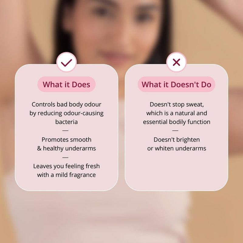 Carmesi Natural Deodorant Roll On - Floral Sunset | 95% Natural | Reduces Dark Underarms & Body Odor | No Aluminium & Alcohol-Free for Women | 1.69 Fl Oz (Pack of 2)