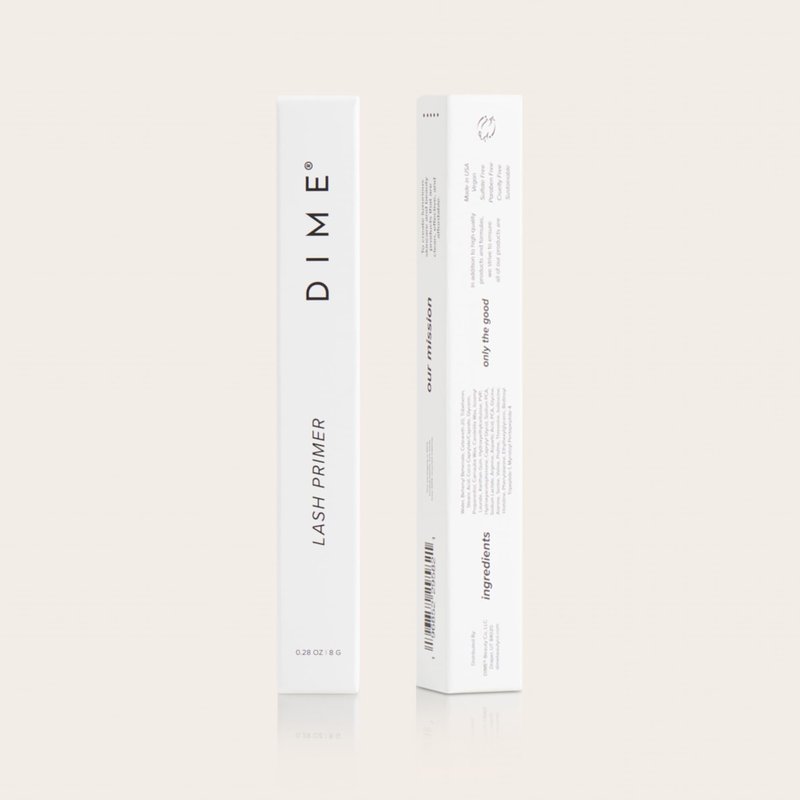DIME Beauty Lash Primer - White Eyelash Primer with Peptides & Amino Acids, Mascara Primer for Volume and Length, Lash Conditioning Treatment for Fuller, Longer-Looking Lashes, 8 g / 0.28 oz
