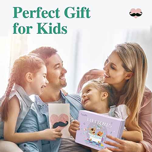 Bath Bombs for Kids with Surprise Toys Inside for Girls Boys - 12 PCs Bubble Bath Fizz Balls Gift Set with Puppy Toy, Gentle and Kids Safe for Easter Eggs Stuffers