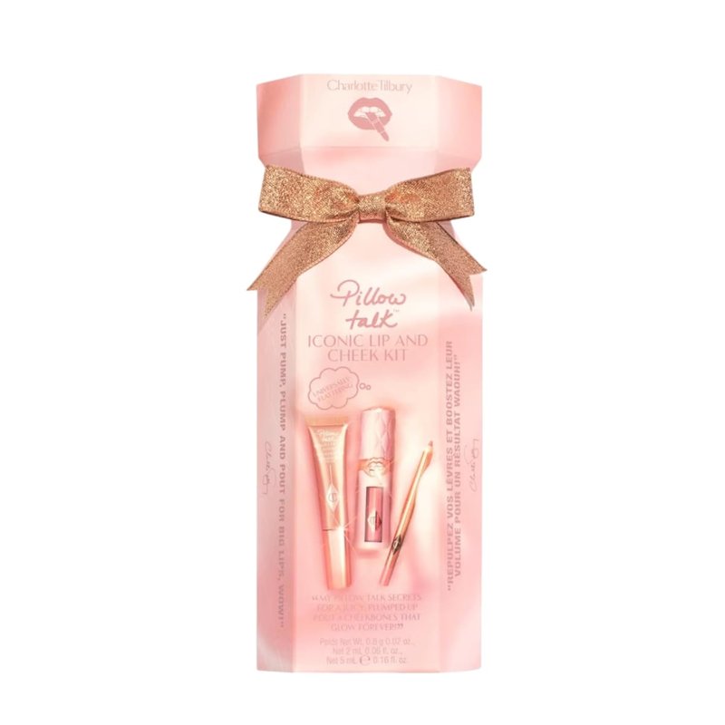 Charlotte Tilbury Pillow Talk Lip & Cheek Kit - Iconic Makeup Set for All Skin Tones