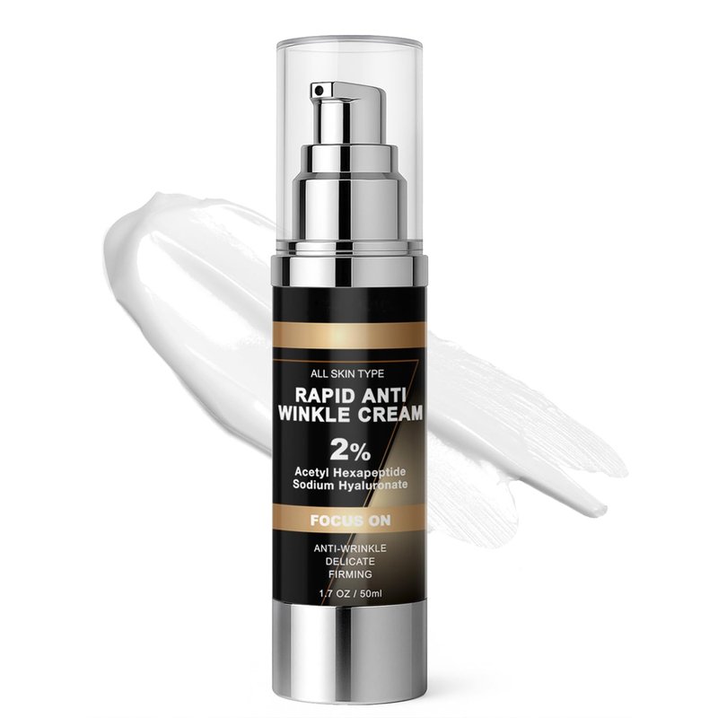 Wrinkle Cream for Men & Women: Age Defender Anti-Aging Face Cream with Hyaluronic Acid, Collagen & Shea Butter – Firming & Smoothing Face Moisturizer to Reduce Fine Lines & Wrinkles, 1.7oz