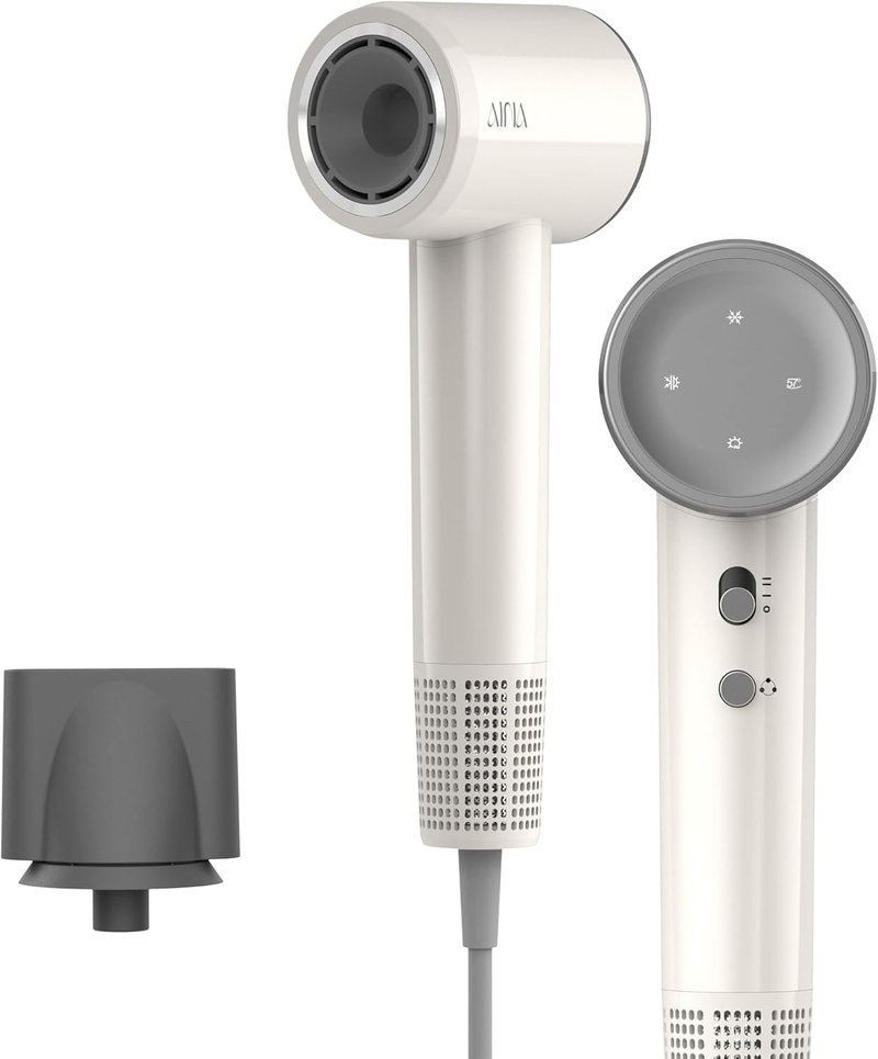 AINA high Speed Hair Dryer Blow Dryer with brushless Motor Ionic Compact for Travel A09