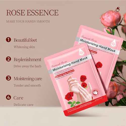 Moisturizing Hand Mask Gloves 9 Pairs, Hydrating Hand Masks for Dry Cracked Hands, Exfoliating Hand Peel Mask, Nourishing Hand Treatment Gloves for Women & Men