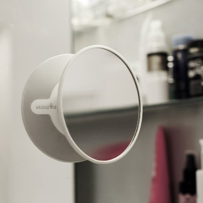 Bosign Cosmetic Mirror 15 x Magnification with Magnetic Extension Bar, Black