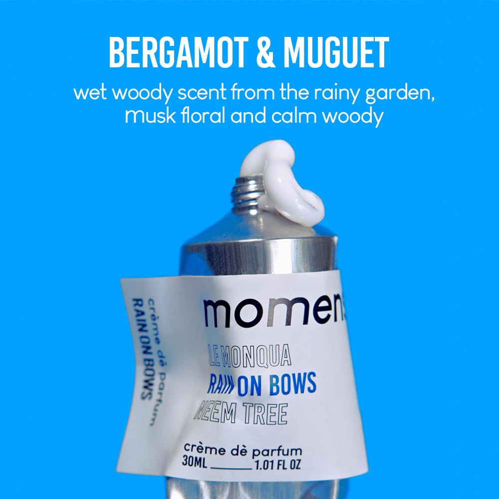 LE MONQUA Moisturizing Cream Perfume 1.01 fl oz - Hydrating Hand Treatment with Hyaluronic Acid & Vitamin B5, Citrus & Sandalwood Scent