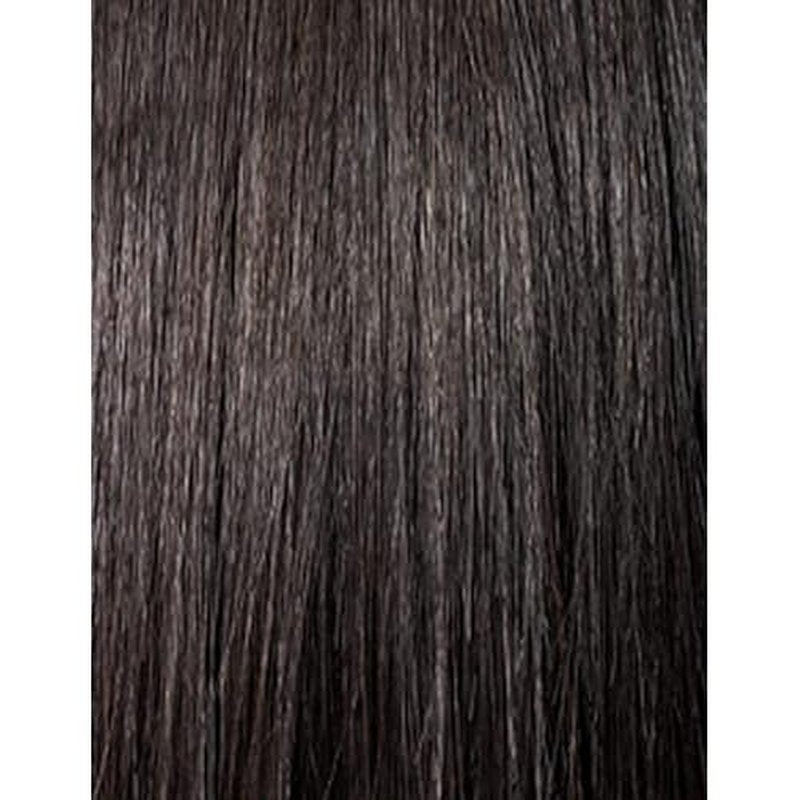 Outre - 5X5 Lace Closure Wig - Human Hair Blend - Kinky Straight 24" (OFF BLACK 1B)