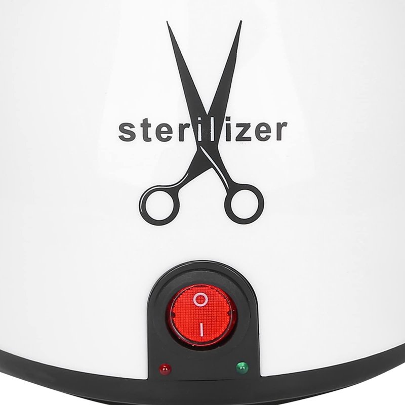 Instrument Sterilizer, Metal Tools Hot Air Sterilizer With Quartz Sand, Sterilizer Container Disinfector for Scissor Tweezers Nail Art Tools