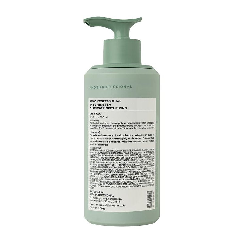 Green Tea Shampoo for Thinning Hair - Moisturizing Formula for Dry Scalp | 16.9 fl. oz.