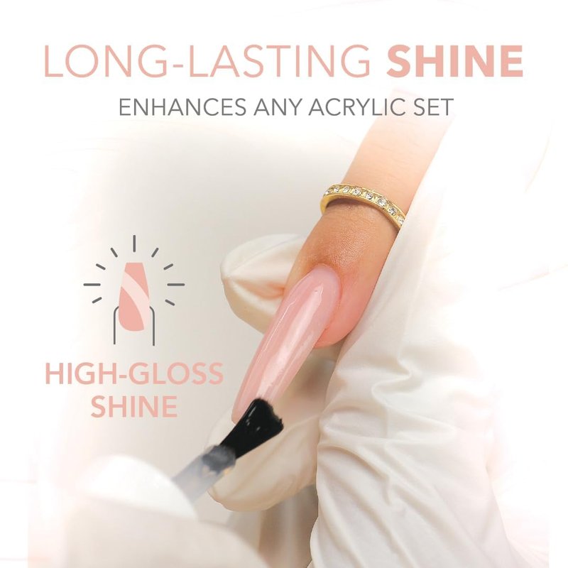 KIARA SKY Acrylic Primer & Top Coat Duo - Long-Lasting Nail Enhancement Set